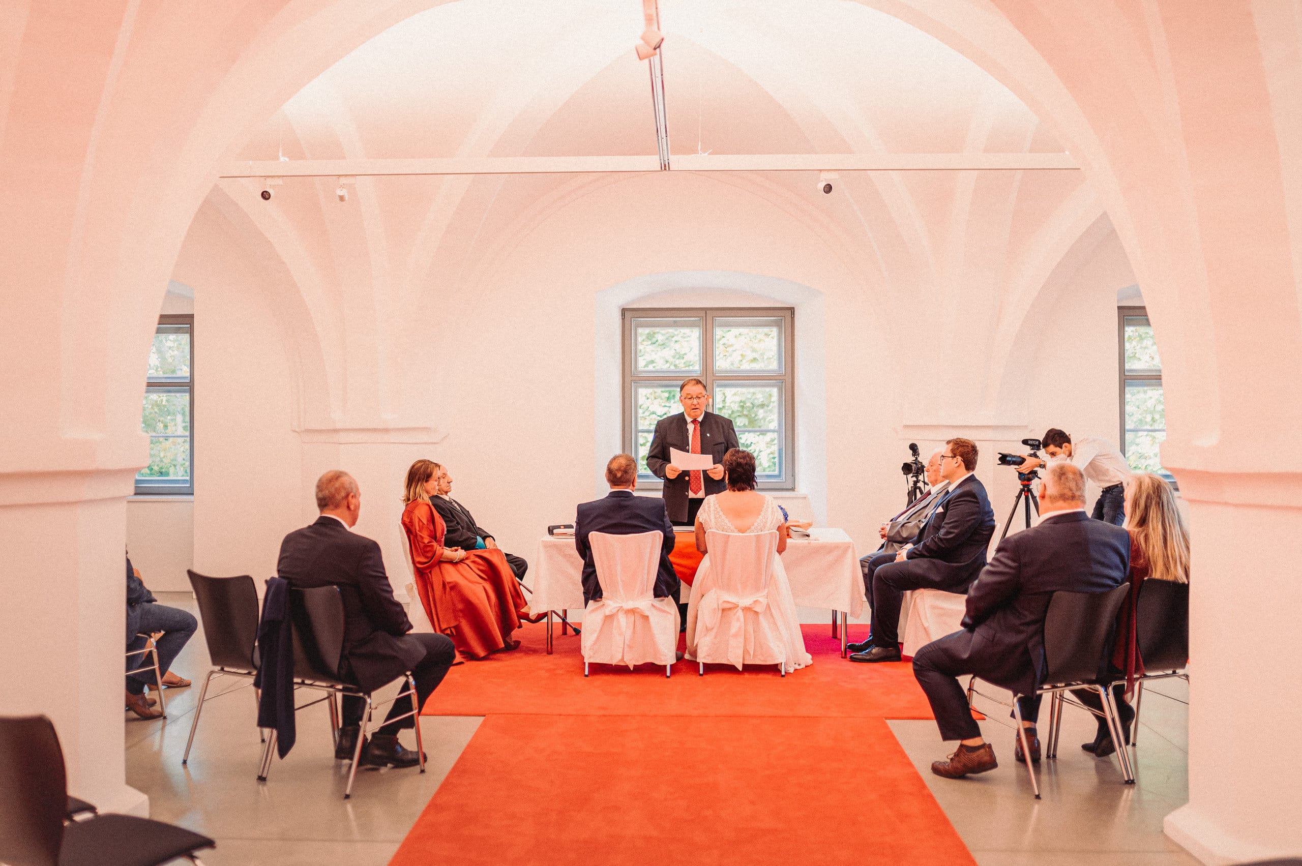 Hochzeit im Rittersaal des Wittelsbacher Schloss Friedberg